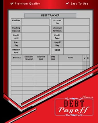 debt payoff planner debt payment tracker log book debt payoff organizer bill paying tracking book debt payoff