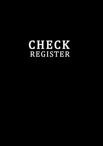 check register checking account ledger transaction registers book for small business/personal checkbook a5