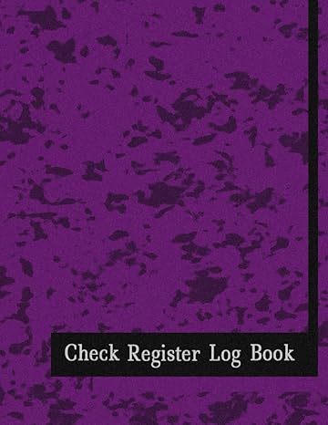 check register bank account log book for personal and work use 1st edition noah whitte 979-8530374371