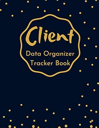 client data organizer tracker book client record profile and appointment log book organizer log book client