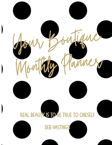 your boutique monthly planner 8 5x11 100 pages poshmark ebay mercari shop management real beauty is to be