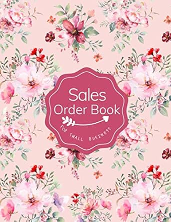 sales order book for small business customer order form for small business purchase order form order record