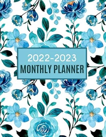 2022 2023 monthly planner large 2 year easier planning scheduling deadline special events meetings