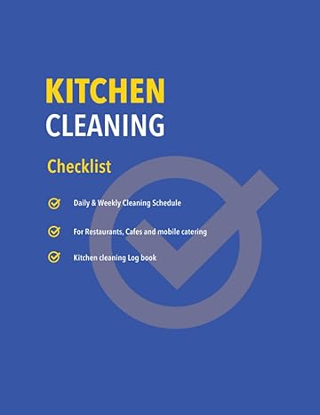 kitchen cleaning checklist daily and weekly cleaning schedule for kitchen cleaning log book for restaurants