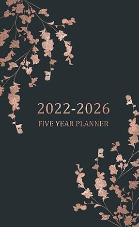 2022 2026 five year planner monthly pocket 60 months mini calendar and 5 years schedule and organizer