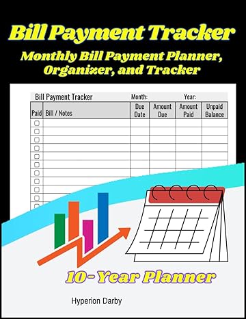 bill payment tracker monthly bill payment planner organizer and tracker expense and bill tracker 10 year