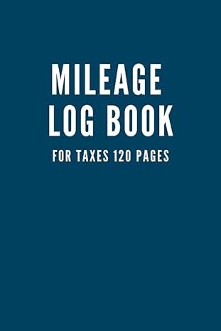 mileage log book for taxes 120 pages auto mileage expense record notebook for taxes 120 pages 6 x 9 1st