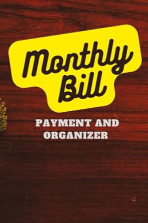 monthly bill payment organizer monthly bill planner and organizer bill payment tracker expense and bill
