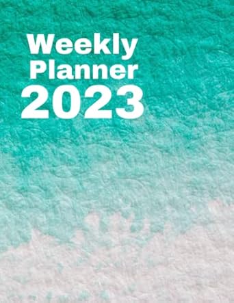 weekly planner 2023 cool weekly planner for organisation and productivity 1st edition julia brk ,kdp amazon
