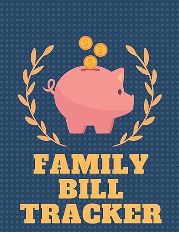 family bill tracker monthly and weekly budget planner expense tracker household account notebook 1st edition
