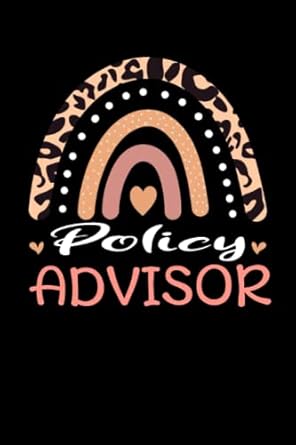 policy advisor rainbow leopard appreciation lined notebook / journal gift 120 pages 6x9 soft cover matte