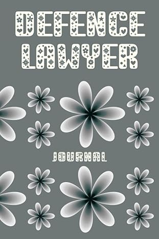 defence lawyer journal floral blank lined notebook ideal for note taking and journaling by students legal