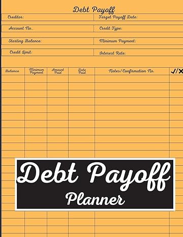 debt tracker log book simple log book to help pay off debt debt payoff tracker and organizer record your debt