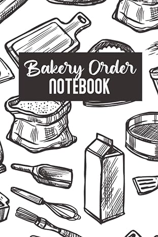 bakery order notebook perfect for organizing custom cake orders with cake order forms planner organizer book