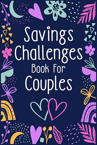 savings challenges book for couples financial planner organizer newlywed journal for couples anniversary or