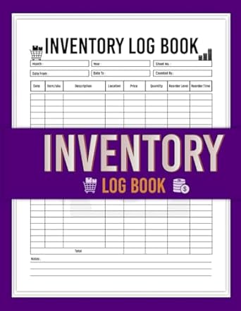 inventory log book log book for small business 1st edition jason hochstetler b0cngdq7dp