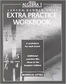 mcdougal littell high school math extra practice workbook algebra 1 workbook edition mcdougal littel