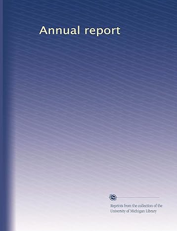 annual report 1st edition . unknown b003ymmhf2