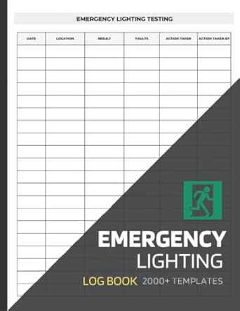 emergency lighting log book 2 000+ templates professional emergency lighting testing record sheet 1st edition