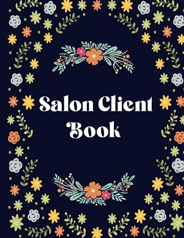 salon client book best client record profile and appointment log book client data organizer for salon hair