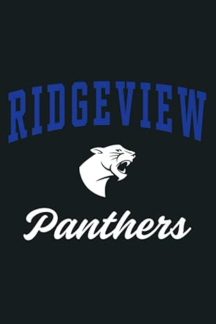 ridgeview high school panthers premium notebook planner 6x9 inch daily planner journal to do list notebook