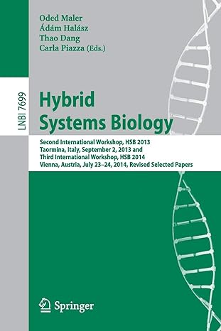 hybrid systems biology second international workshop hsb 2013 taormina italy september 2 2013 and third