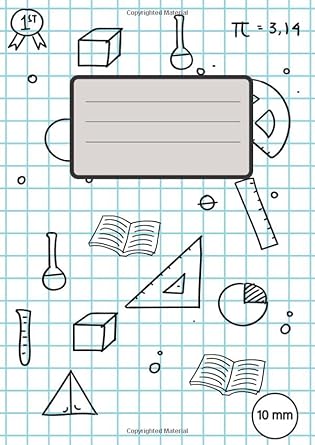 10 mm square exercise book a4 1 cm squared quad ruled grid paper notebook for mathematics science graph