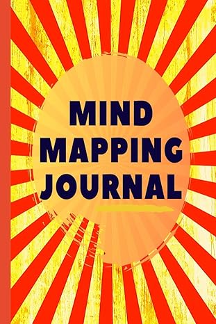 mind mapping journal notebook with detailed mind map diagram idea template to visually organize your thoughts