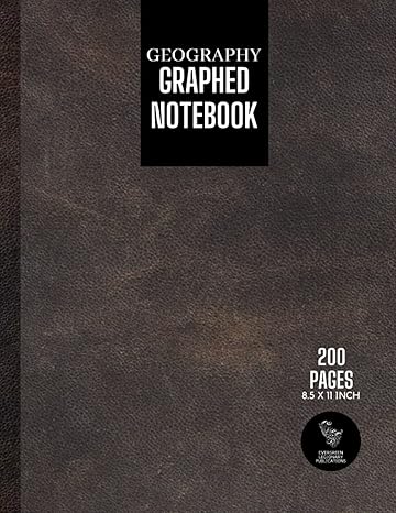 geography graphed notebook 200 pagesinch large paper quad 5x5 graphed notebook journal for school high school