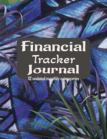 financial tracking journal 1st edition uniquenough llc b0cdk3v5bn