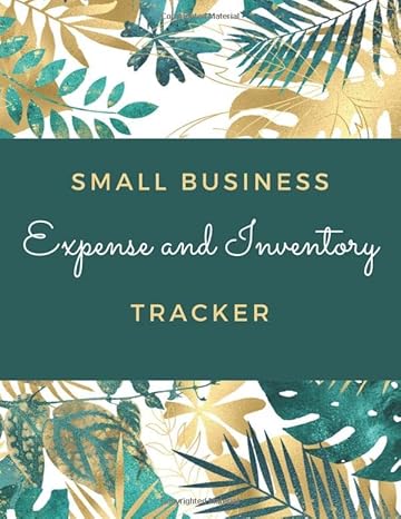 small business expense and inventory tracker business income expense and inventory record log book 1st