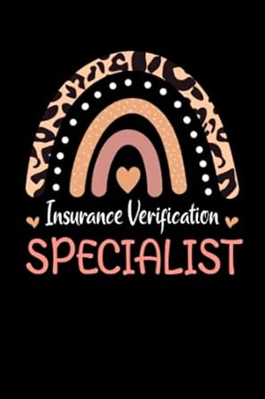 insurance verification specialist rainbow leopard appreciation lined notebook / journal gift 120 pages 6x9