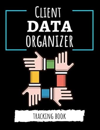 client data organizer client record book / profile log book / tracking book / activity log / tracker 1st