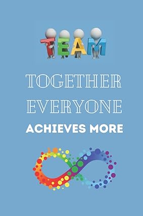 team together everyone achieves more thank you lined autism journal notebook 1st edition c l thorne ,okayish