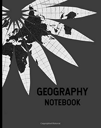 geography notebook 120 page 8 x 10 graph paper notebook 1st edition back to school 1726185095, 978-1726185097