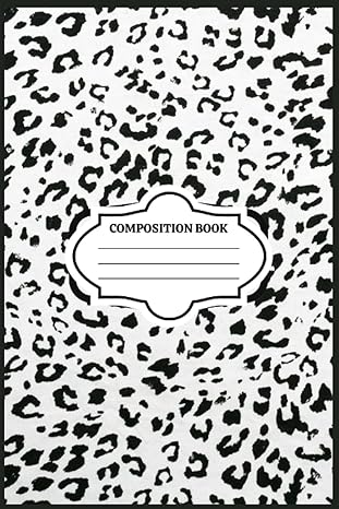 composition notebook college ruled black and white aesthetic journal for school college work office and gift