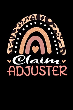 claim adjuster rainbow leopard appreciation lined notebook / journal gift 120 pages 6x9 soft cover matte