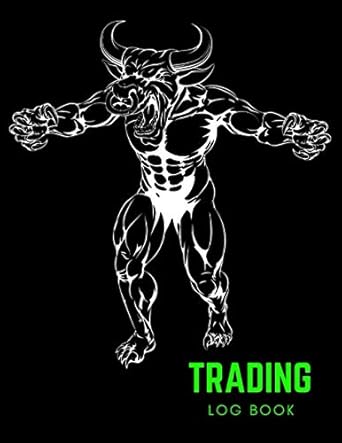 trading log book stock portfolio tracker investment journal organiser trader gifts planner notebook bullish