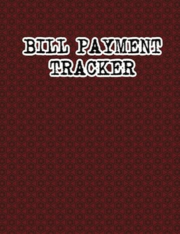 bill payment tracker monthly expense organizer with finance blank template checklists 1st edition a.k.