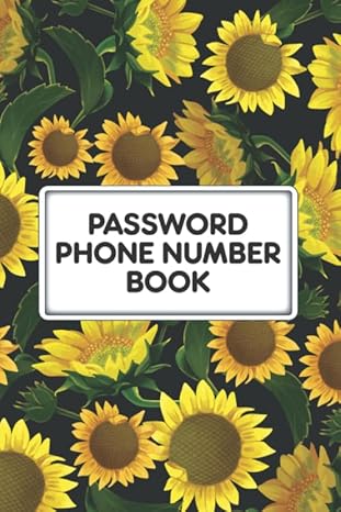 password and phone number book keep usernames passwords web addresses in one easy and organized location over