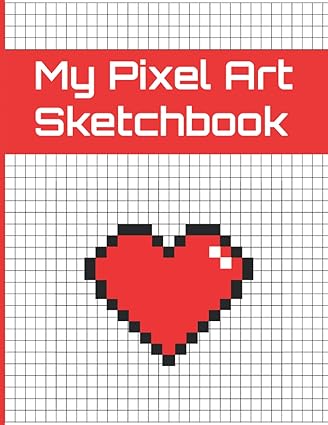 my pixel art sketchbook blank graph paper to practice pixel art squared sketch book to create your own pixel
