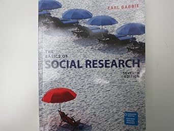 the basics of social research 7th edition earl r. babbie 9781305503076
