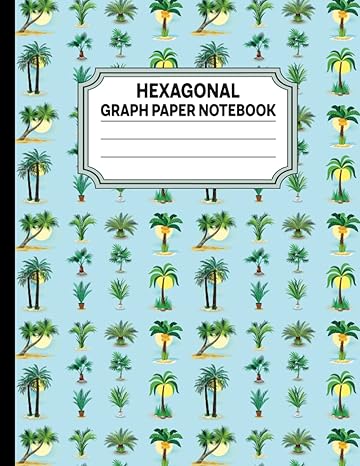 hexagonal graph paper notebook organic science chemistry and biochemistry hexagonal notebook journal palm
