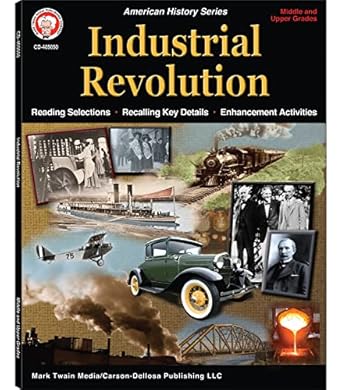 industrial revolution social studies workbook grades 6 12 history lessons on railroads agriculture