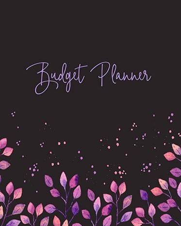 budget planner weekly and monthly financial organizer savings bills debt trackers modern grey and purple