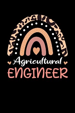 agricultural engineer rainbow leopard appreciation lined notebook / journal gift 120 pages 6x9 soft cover