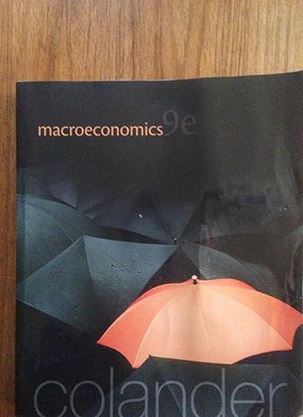 macroeconomics 9th edition david colander 0077501861, 978-0077501860