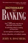dictionary of banking 3rd edition jerry m. rosenberg 0471574368, 978-0471574361