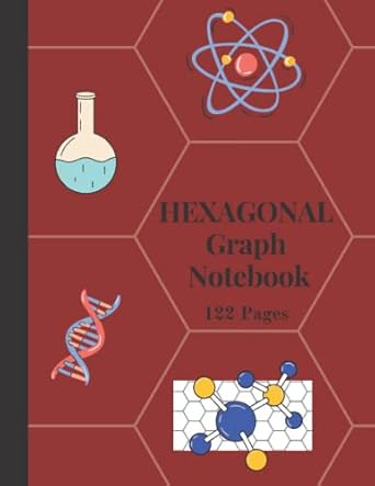 hexagonal graph notebook 120 pages hexagonal graph paper notebook 8 5 11 inch organic chemistry and