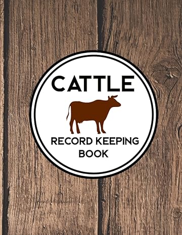 cattle record keeping book planning calendar livestock production record medical deworming and immunizations